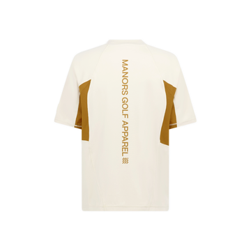 Manors Ranger Mock Neck Polo - Ivory
