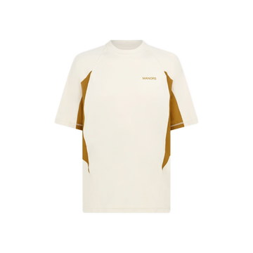 Manors Ranger Mock Neck Polo - Ivory