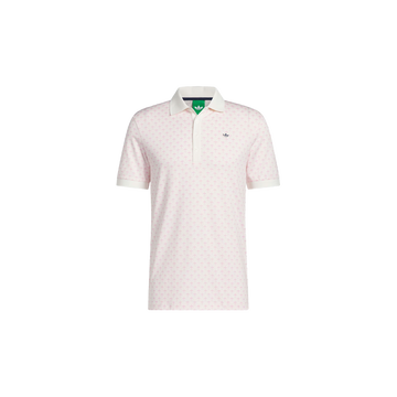 adidas Originals All Over Trefoil Polo with Stripe - St Tropic Bloom/Chalk White