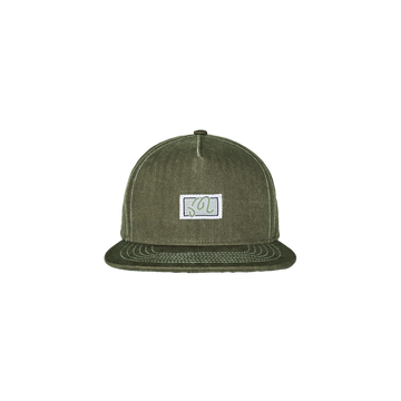 Malbon Station Snapback Hat - Military Green