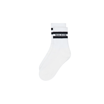 Malbon Nadine Athletic Socks - White