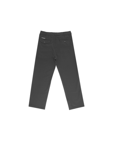 Students Heritage Pleated Slack Pants - Black - back