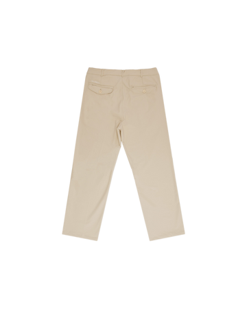 Students Heritage Pleated Slack Pants - Tan - back