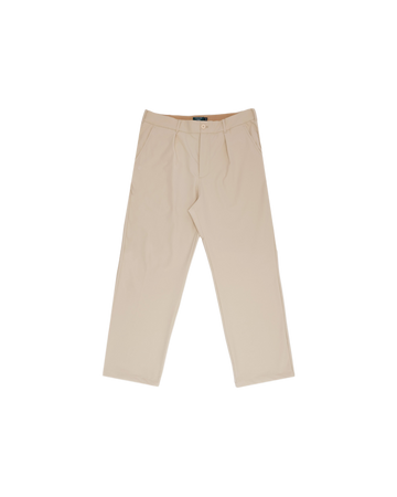 Students Heritage Pleated Slack Pants - Tan - front