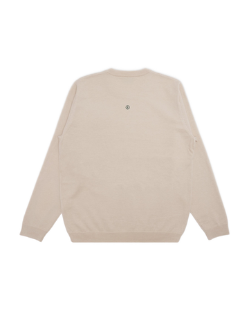 Students Medinah Crew Knit Sweater - Cream - Back