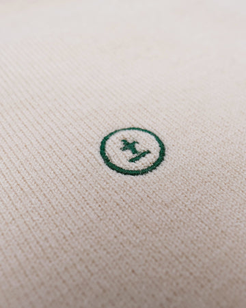 Students Medinah Crew Knit Sweater - Cream - Detail