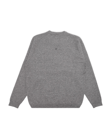 Students Medinah Crew Knit Sweater - Grey - Back