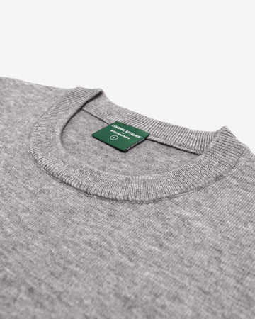 Students Medinah Crew Knit Sweater - Grey - Detail