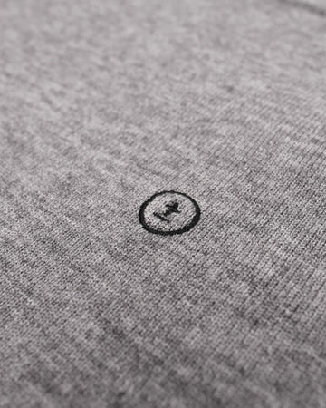 Students Medinah Crew Knit Sweater - Grey - Detail