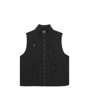 Students Reggie Nylon Trail Vest - Black - front