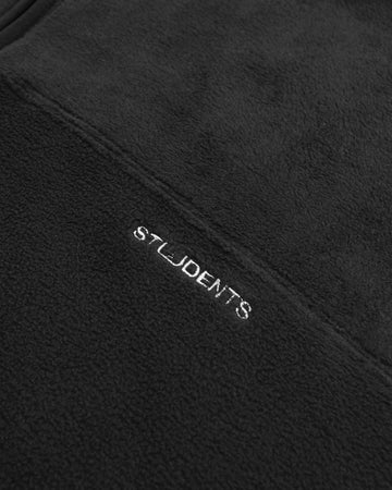 Students Whispering Fleece Jacket - Black - Detail