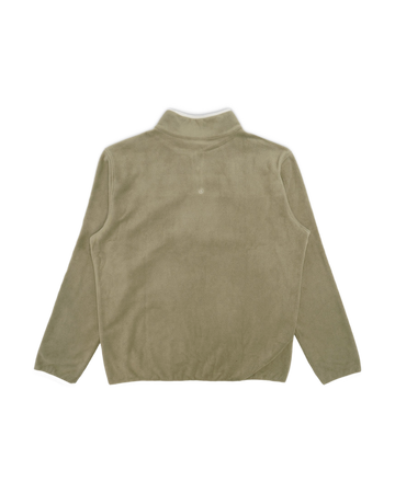 Students Whispering Fleece Jacket - Military - Back