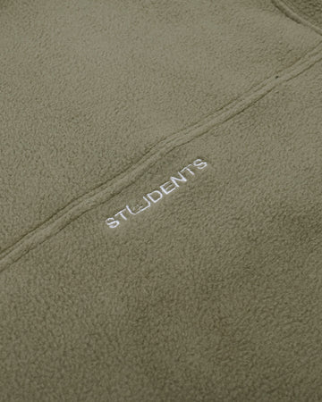 Students Whispering Fleece Jacket - Military - Detail