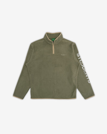Students Whispering Fleece Jacket - Military - Detail