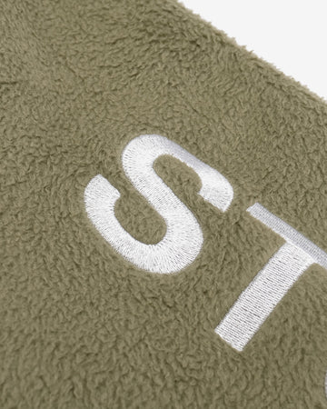 Students Whispering Fleece Jacket - Military - Detail