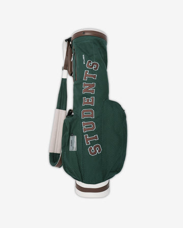 Students x Hiroki Collegiate Sunday Golf Bag - Dark Green