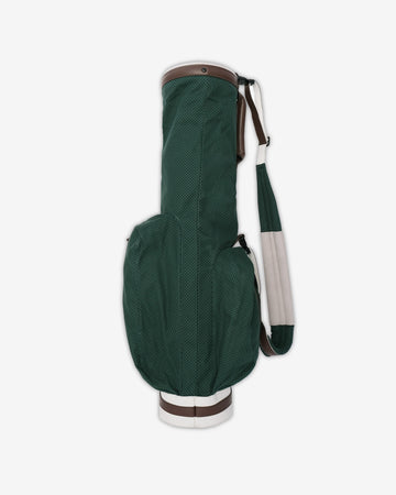 Students x Hiroki Collegiate Sunday Golf Bag - Dark Green - View
