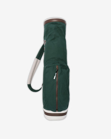 Students x Hiroki Collegiate Sunday Golf Bag - Dark Green - View