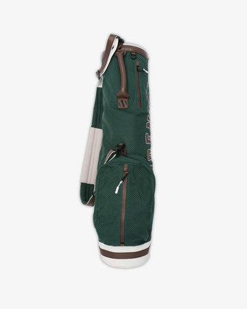 Students x Hiroki Collegiate Sunday Golf Bag - Dark Green - View