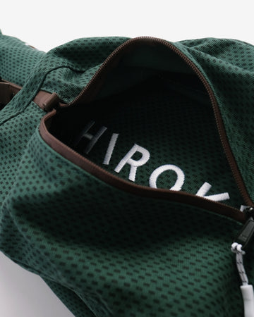 Students x Hiroki Collegiate Sunday Golf Bag - Dark Green - View