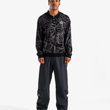 Malbon Scouting Sweater - Wildlife Print Black, vierkante foto 2