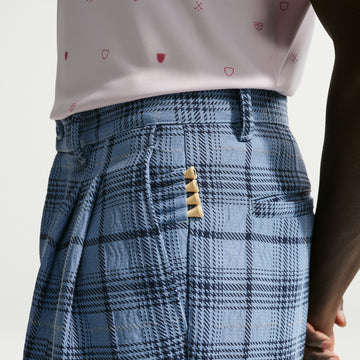 Nike Tartan Loose Fit Golf Pant - Blue