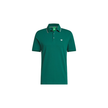 adidas Twistknit Trefoil Polo - Collegiate Green