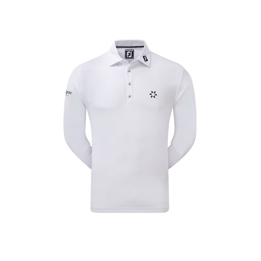 FootJoy with Bisque Thermolite Longsleeve Polo White Bisque Golf