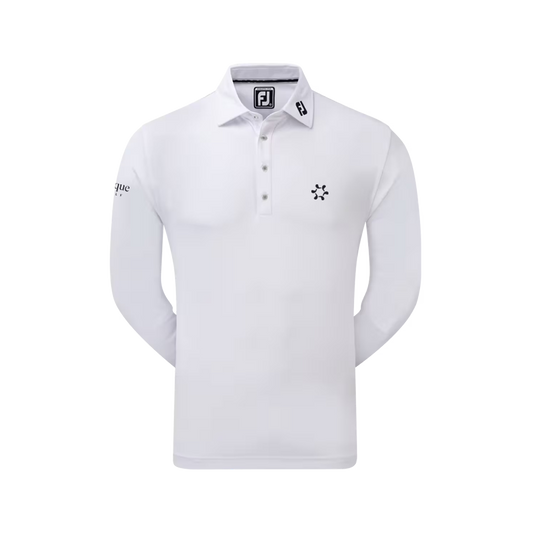 FootJoy with Bisque Thermolite Longsleeve Polo White