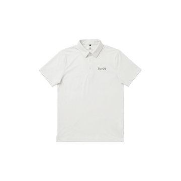 Bisque Golf Solid Performance Polo - White
