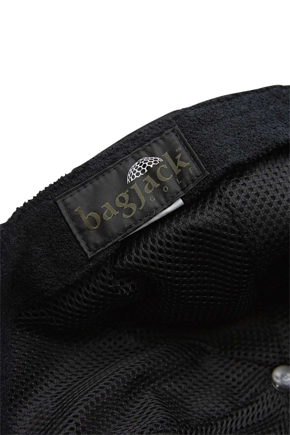 Bagjack Golf NIPO Zip Pocket Cap Black