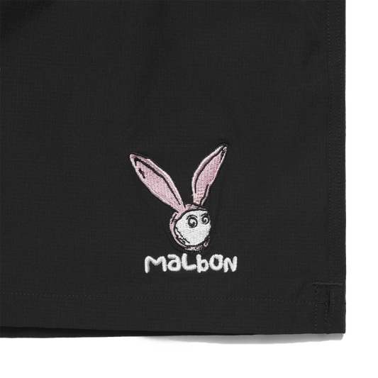 Malbon Golf Rabbit Short Black