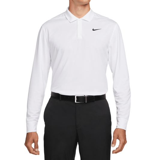 Nike Golf Dri-FIT Victory Polo Longsleeve White