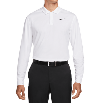 Nike Golf Dri-FIT Victory Polo Longsleeve White