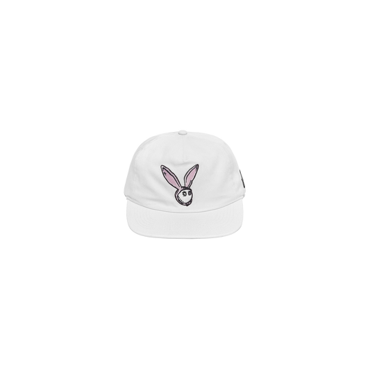 Malbon Golf Rabbit Rope Hat White