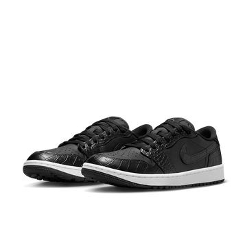 Nike Air Jordan 1 Low G Black Croc