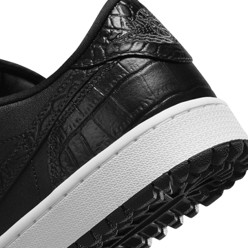 Nike Air Jordan 1 Low G Black Croc