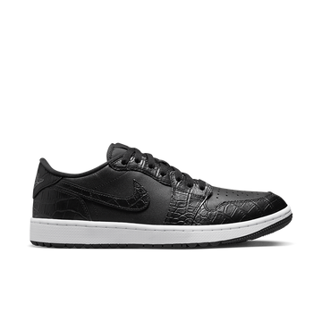 Nike Air Jordan 1 Low G Black Croc