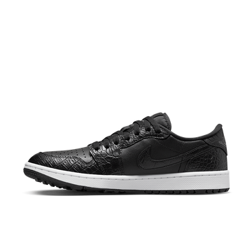 Nike Air Jordan 1 Low G Black Croc