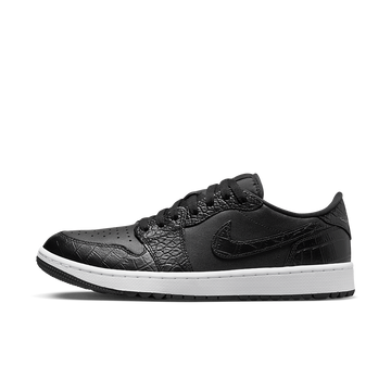 Nike Air Jordan 1 Low G Black Croc