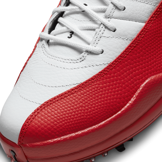 Nike Jordan 12 Low Golf Cherry Red Black White Size 12 DEADSTOCK