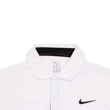 Nike Tiger Woods Dri-FIT Tech Pique Polo White