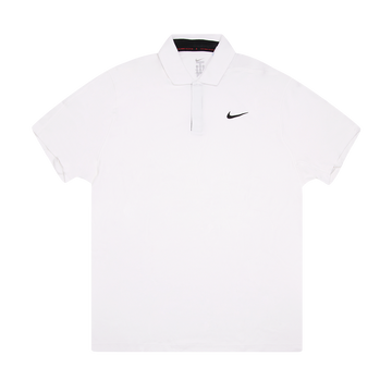 Nike Tiger Woods Dri-FIT Tech Pique Polo White