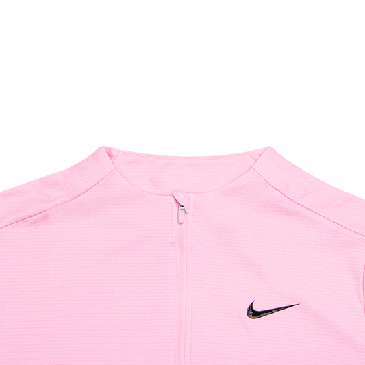 Nike Womens Dri-FIT UV Full-Zip Top Soft Pink