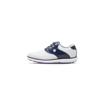 FootJoy Womens Traditions Spikeless White / Navy