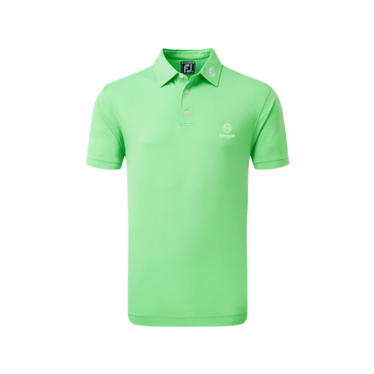 FootJoy with Bisque Stretch Pique Polo Light Green