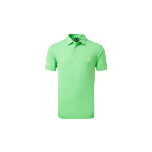 FootJoy with Bisque Stretch Pique Polo Light Green