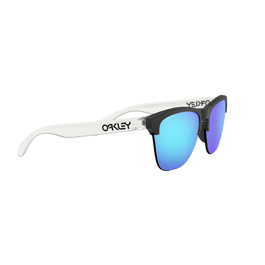 Oakley Frogskins Lite Sunglasses Matte Black Prizm Sapphire