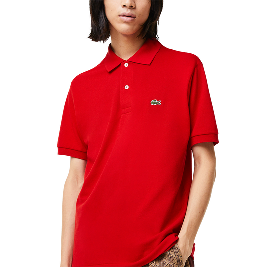 Red top lacoste polo