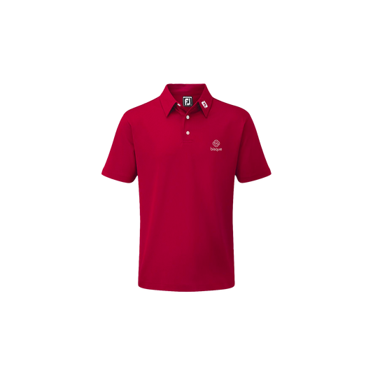 FootJoy with Bisque Stretch Pique Solid Red